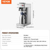 Vevor 12-Cup Commercial Drip Coffee Maker with Thermal Carafe New
