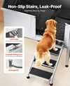 Vevor Dog Grooming Tub 50" Stainless Steel with Anti-Slip Stairs and Dual-Control Faucet New