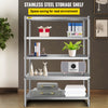 Vevor 5-Tier Storage Shelf 47.5" x 18" x 72" Stainless Steel 1650 Lbs. Capacity Adjustable Height New