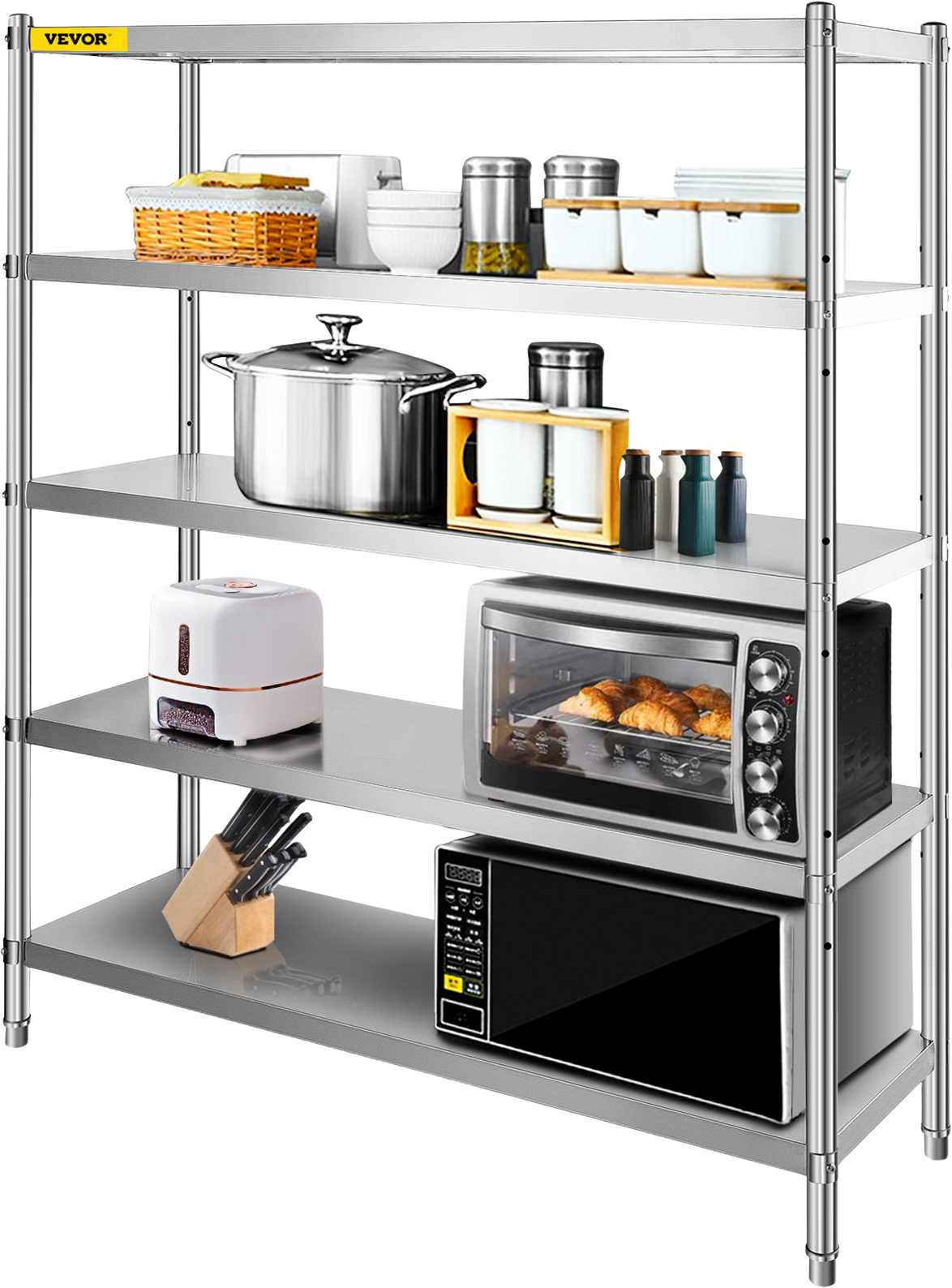 Vevor 5-Tier Storage Shelf 70.9