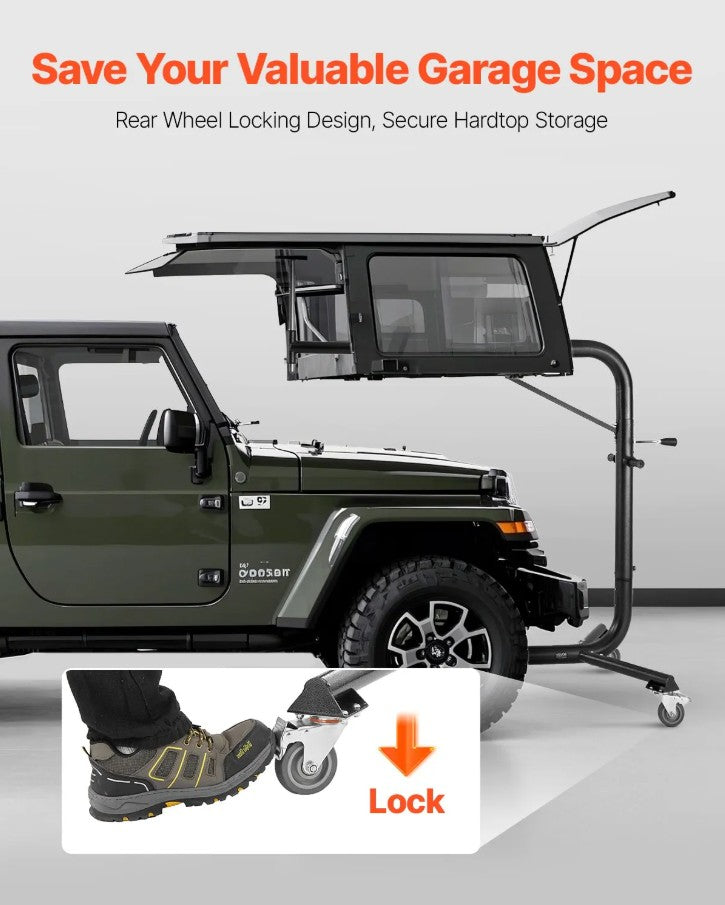Vevor Hard Top Removal Lift for Jeep Wrangler and Ford Bronco New