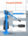 Vevor Manual Pipe Bender 200° Max Bending Angle Heavy-Duty Non-Slip Rubber Grip with 14 Dies New