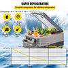 Vevor Portable Refrigerator 47.5 Qt 12V Dual Zone -4°F to 68°F Adjustable Temperature New