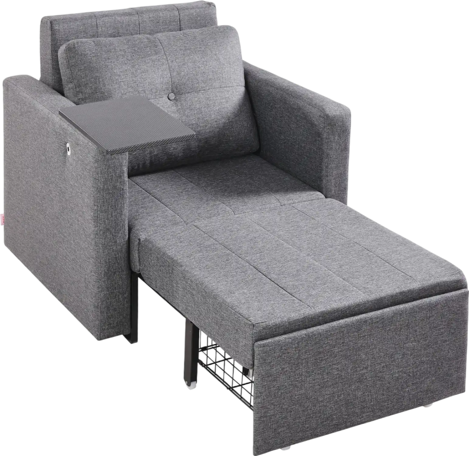 Vevor Sleeper Sofa Bed Convertible Pull Out Chair 5-Position Recliner with Storage and Desk Board New