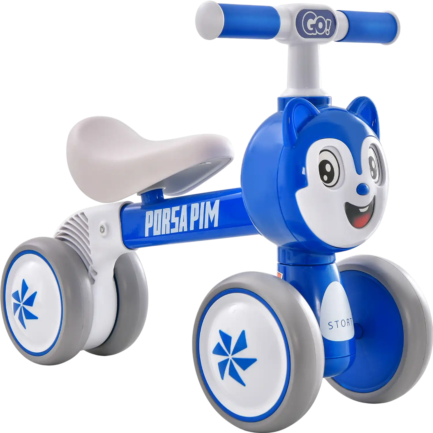 Costway Baby 4-Wheel Balance Bike Lightweight No Pedal 89085022 New