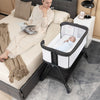 Portable Bedside Sleeper for Baby with 7 Adjustable Heights-Black - Gallery View 1 of 4
