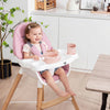 Baby High Chair with Dishwasher Safe Tray-Pink - Gallery View 1 of 9