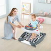 6 in 1 Foldable Baby Walker with Adjustable Height-Gray - Gallery View 1 of 11