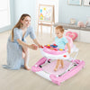 6 in 1 Foldable Baby Walker with Adjustable Height-Pink - Gallery View 1 of 11