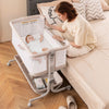 Baby Bassinet Bedside Sleeper with 6-Level Adjustable Height-Beige - Gallery View 1 of 11