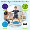 Close-up of the Balance Board Maze for Kids showing the intricate design of the three maze discs for enhanced balance training.