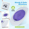 Balance board maze for kids featuring a non-slip surface, 360° rotation, and three maze discs for safe play.