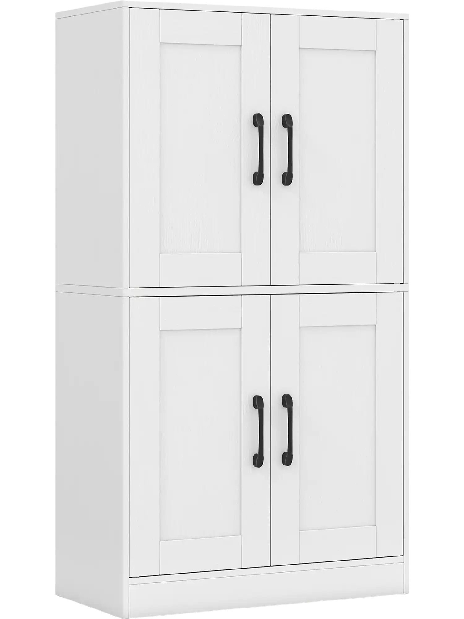 Costway Bathroom Storage Cabinet with Doors & Adjustable Shelves 43.5