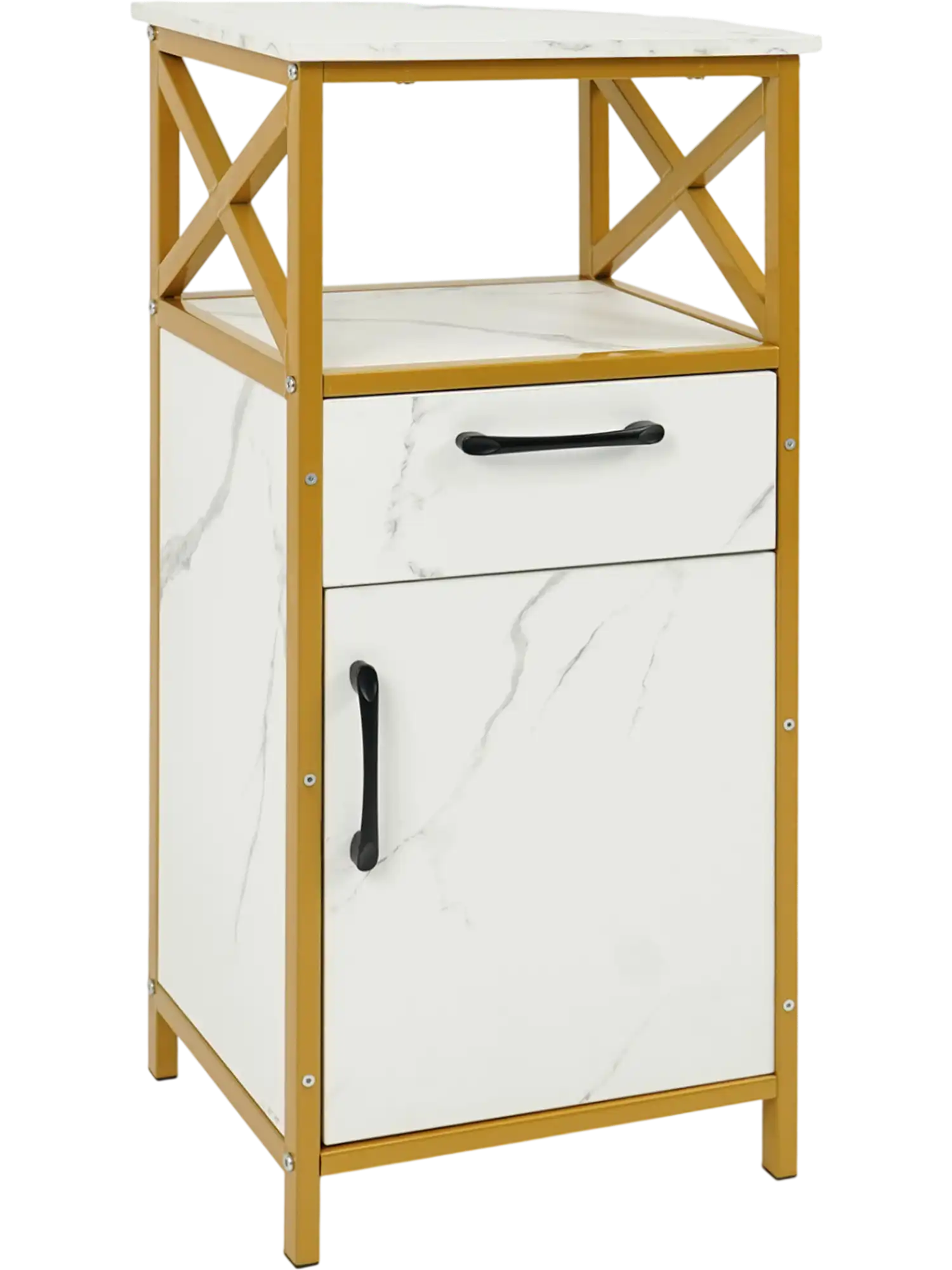 Costway Bathroom Storage Cabinet Drawer Door Open Shelf 50341063 New