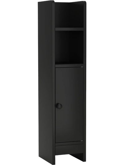Costway Bathroom Slim Corner Storage Cabinet Door Adjustable Shelf 843516729 New