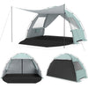 Beach Tent Sun Shelter with Canopy Easy Setup UPF50+ Sun Protection-Green - Gallery View 1 of 10