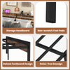 Queen size bed frame featuring a storage headboard, built-in charging station, and robust metal legs for reliable.