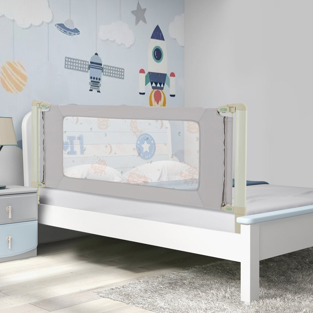 Vertical Lifting Bed Rail for Toddlers with Double Lock-70 inch - Gallery View 1 of 10