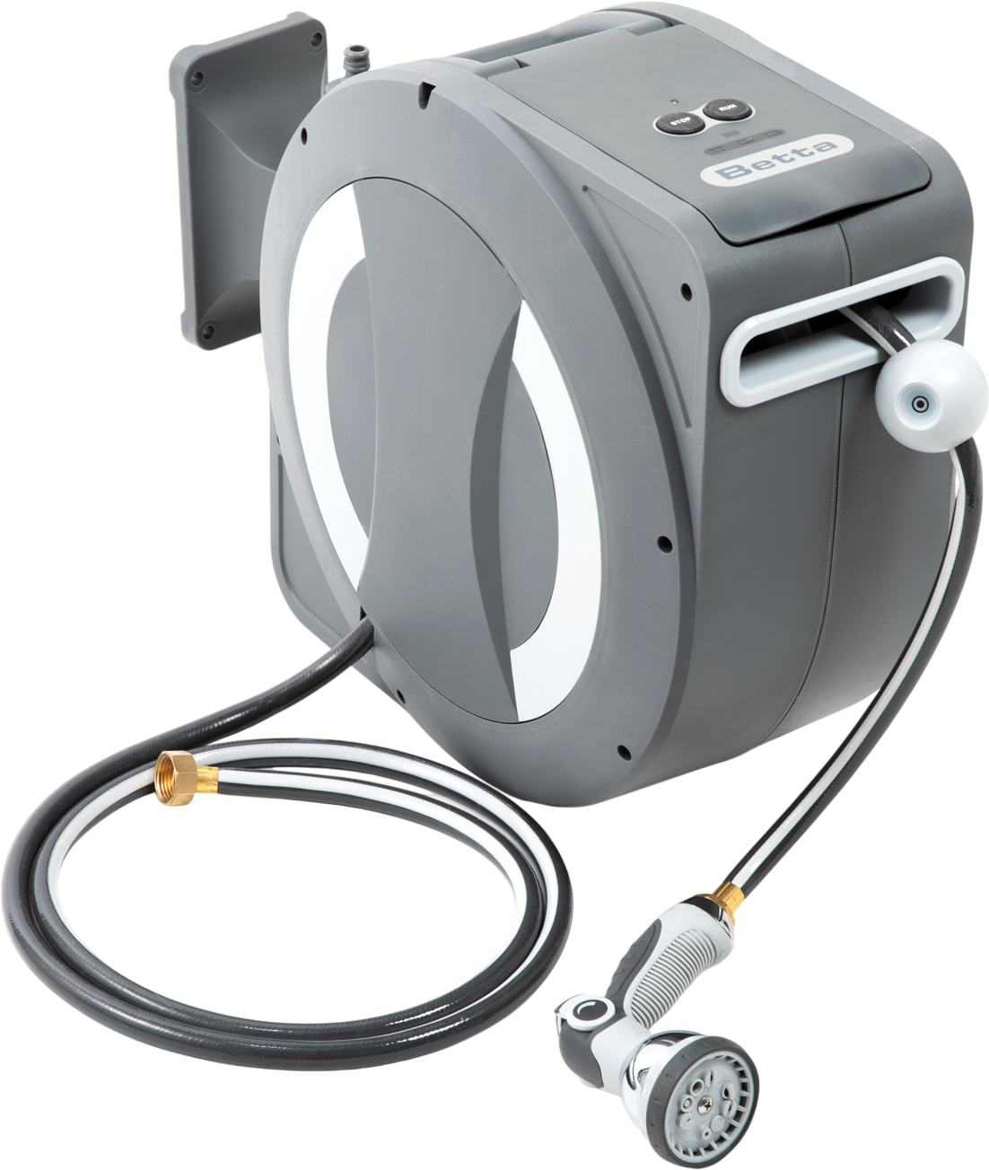 Instapark Betta EaseReel Hose Reel System with Battery-Powered Retraction New
