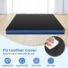 Bi-Fold Gymnastics Mat Thick Folding Exercise Mat with Carrying Handles - Gallery View 10 of 11
