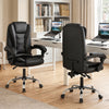 Big high back executive chair in black with linkage armrests, adjustable height, and ergonomic support for office use.