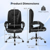 Big high back executive chair in black with adjustable height, linkage armrests, and ergonomic support for office use.