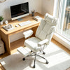 Big and Tall Executive Office Chair with Lumbar Support and Adjustable Seat-White - Gallery View 1 of 10