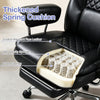 Thickened spring cushion of the Big and Tall Executive Office Chair features scratch-resistant faux leather for comfort.
