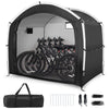 Bike storage shed tent for 5 bikes, made of waterproof 210D Oxford fabric, offering all-weather protection and easy.