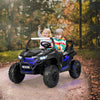 12V 2-Seater Kids Ride on UTV with Slow Start Function Music-Black - Gallery View 1 of 10