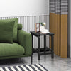 14 Inch Square Weather-Resistant Adirondack Side Table-Black - Gallery View 1 of 9