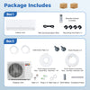 Indoor unit of the Blast Pro Series 12000 BTU mini split air conditioner with remote control and mounting accessories.