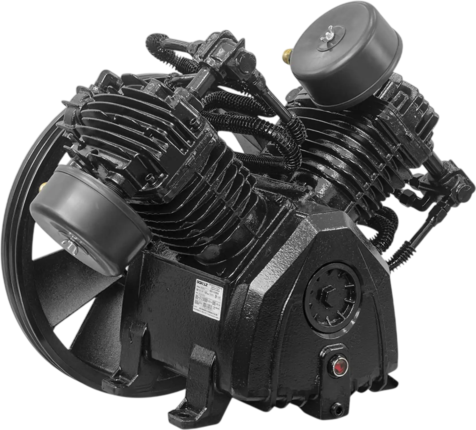 Schulz Air Compressor Pump 20 HP 2-Stage 80 CFM 175 PSI MSLV 80 BRAVO New