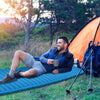 3 Inch Thick Inflatable Waterproof Camping Sleeping Pad-Blue - Gallery View 1 of 10