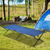 Adults Kids Folding Camping Cot-Blue - Gallery View 1 of 10
