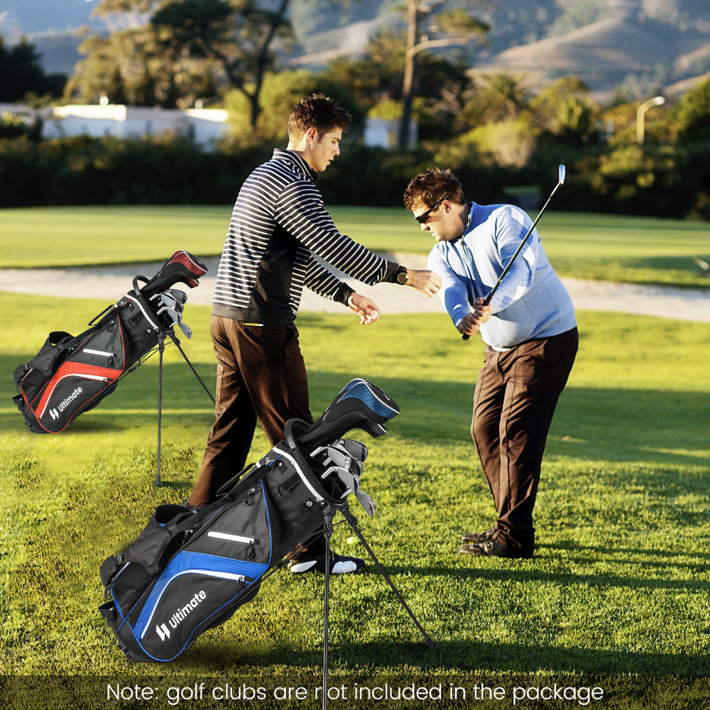 Lightweight Golf Stand Bag with 14 Way Top Dividers and 6 Pockets-Blue - Gallery View 1 of 10
