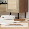 Boho TV stand with 6 robust metal legs, spacious cabinet top, and ample storage for a stylish entertainment center.