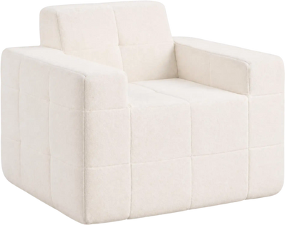 Costway Boneless Single Sofa Chair Cloud Terry Cloth Upholstery 43368032 New