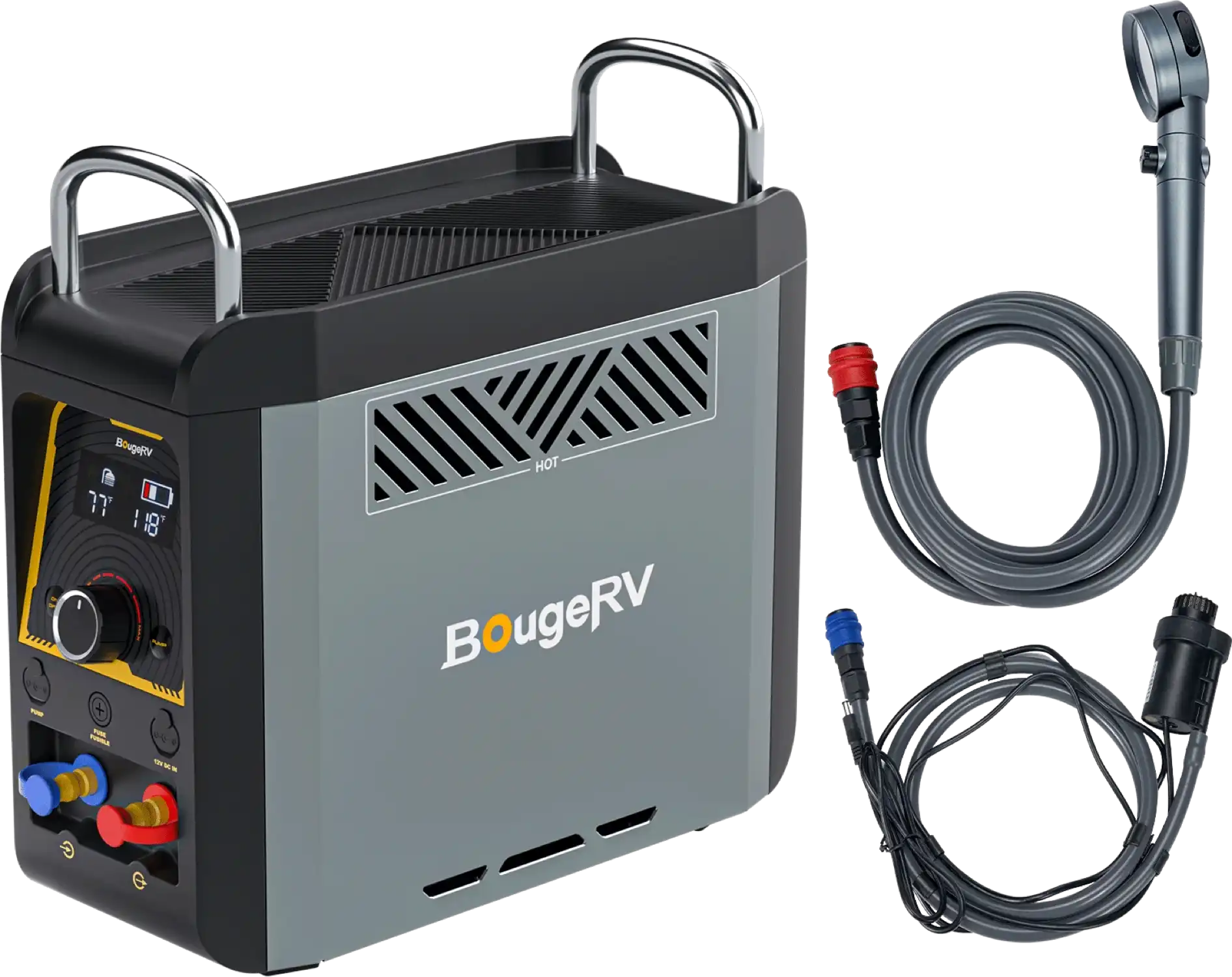 BougeRV Portable Propane Water Heater for Outdoor Camping 20,500 BTU New