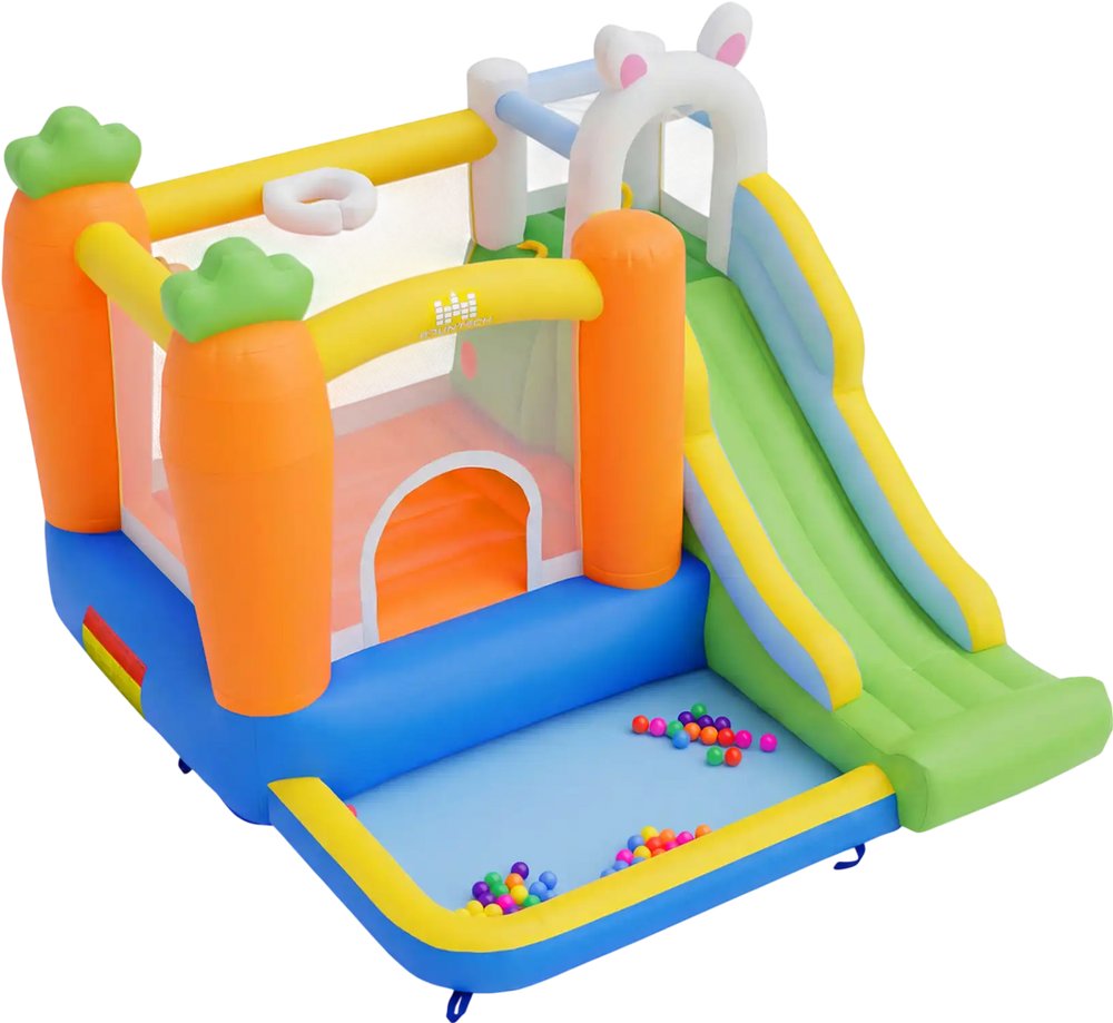 Bounce House for Kids 3-12 with Climbing Wall for Backyard Party