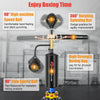 Boxing Speed Trainer with 360° spinning bar and dual speed balls for agility training, adjustable height for all users.