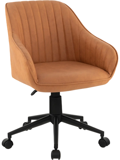 Costway Modern Home Office Chair Curved Backrest Armrests 61072985 New