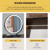 Vanity table set featuring a lighted mirror with 3 color temperatures and a charging station, designed for stylish.
