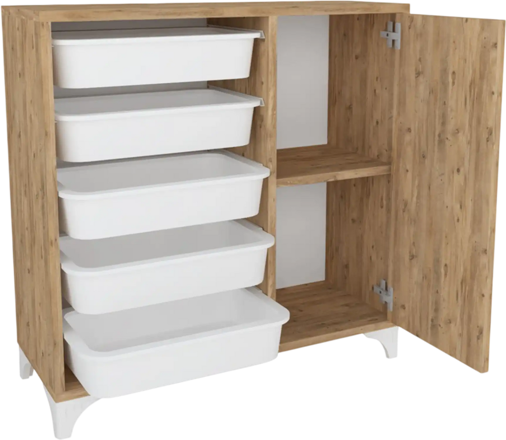 Buffet Cabinet Sideboard with Storage and Removable Drawers
