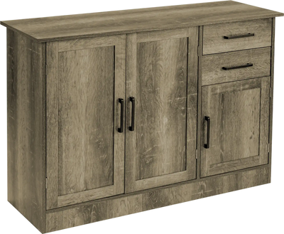 Costway Buffet Server Storage Cabinet 2-Door 2-Drawer 43716890 New