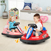 6V kids Ride-on Bumper Car with 360° Spinning and Dual Motors-Pink - Gallery View 1 of 14