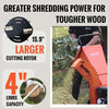EFCUT C40 Wood Chipper 4" Shredder Mulcher 9 HP 274cc Gas-Powered Heavy Duty New