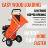 EFCUT C40 Wood Chipper 4" Shredder Mulcher 9 HP 274cc Gas-Powered Heavy Duty New