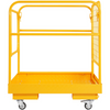 Vevor Forklift Safety Cage 36" x 36" Work Platform 1200 lbs Capacity Foldable With Lockable Swivel Wheels For Aerial Job New