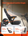 Vevor Forklift Tractor Seat 150° Reclining Backrest Adjustable Headrest Universal Fit New